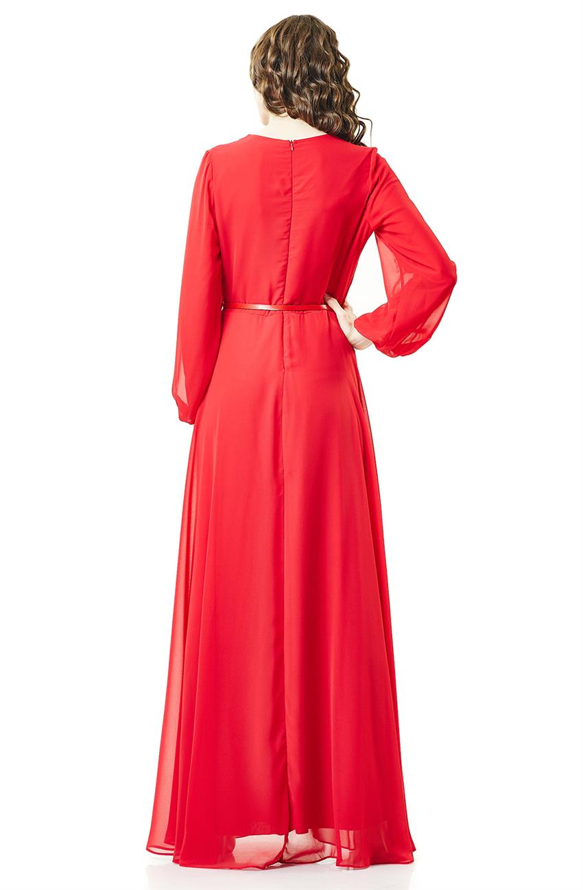 فستان سهرة فستان-أحمر ar-2029-34