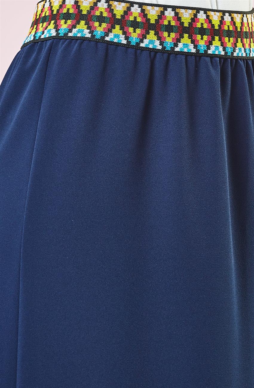 Skirt-Navy Blue KA-B7-12071-11