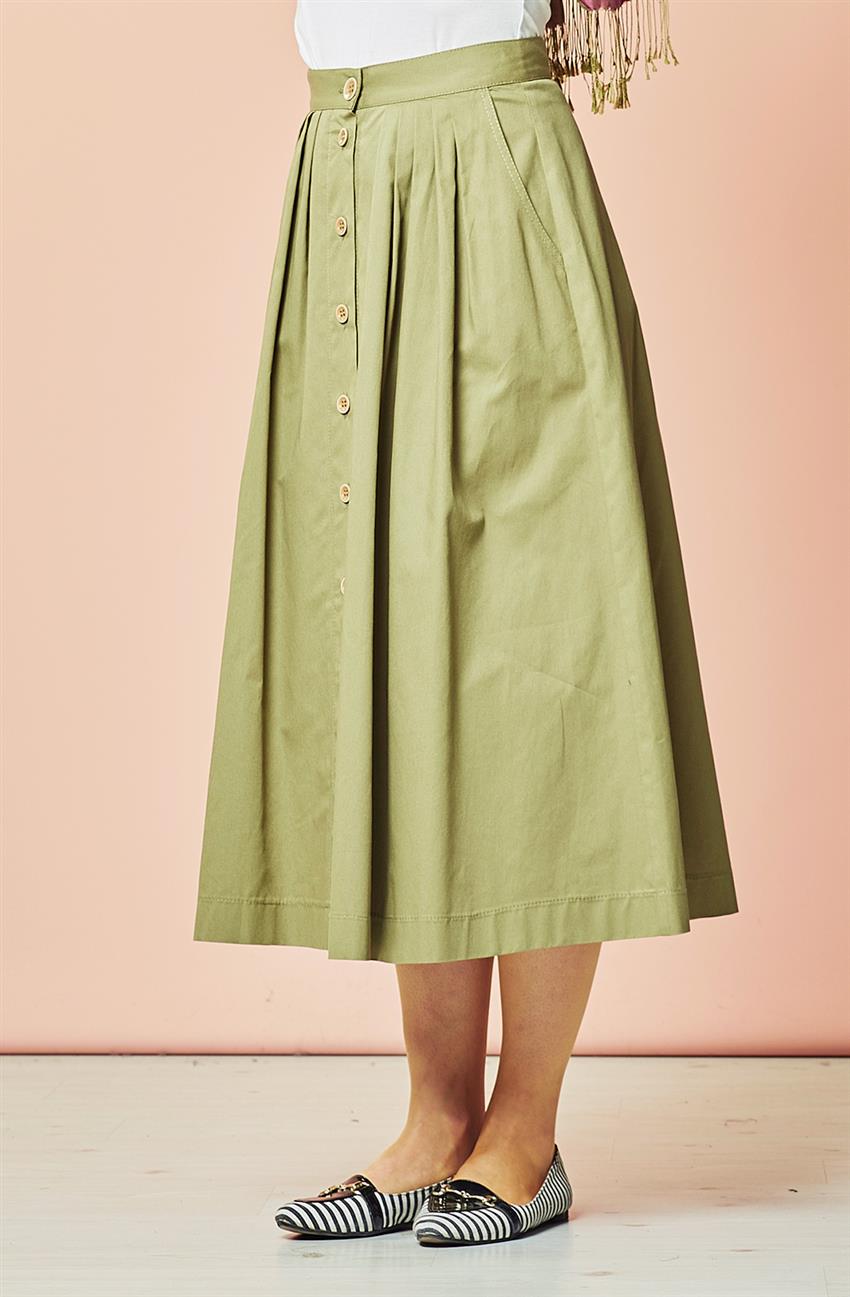 Skirt-Khaki KA-B7-12025-21