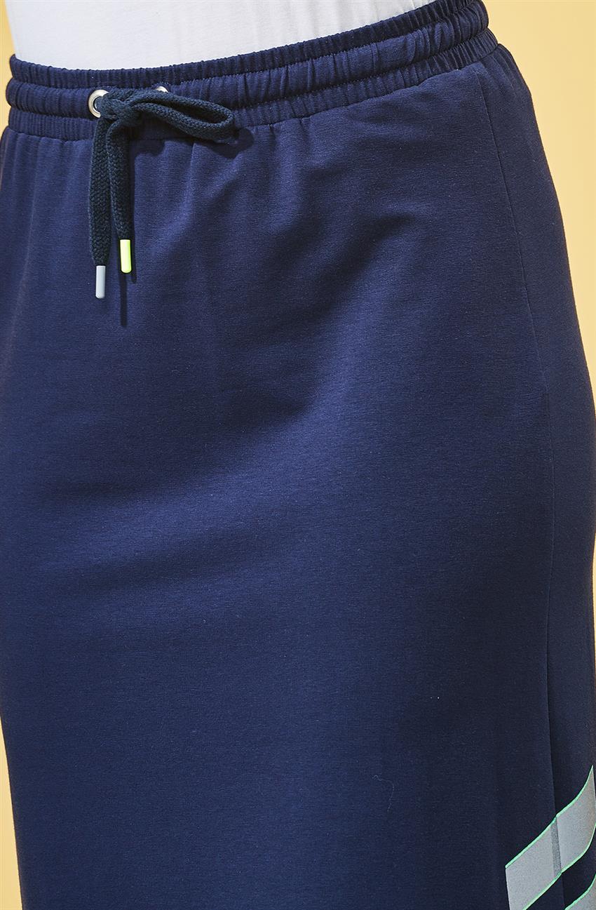 Skirt-Navy Blue KA-B7-12046-11