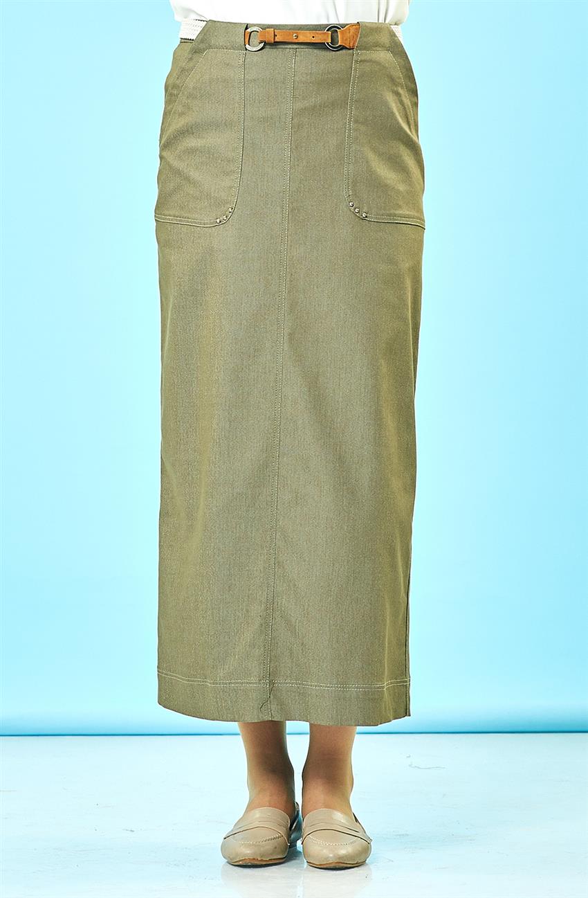 Skirt-Khaki KA-B7-12080-21