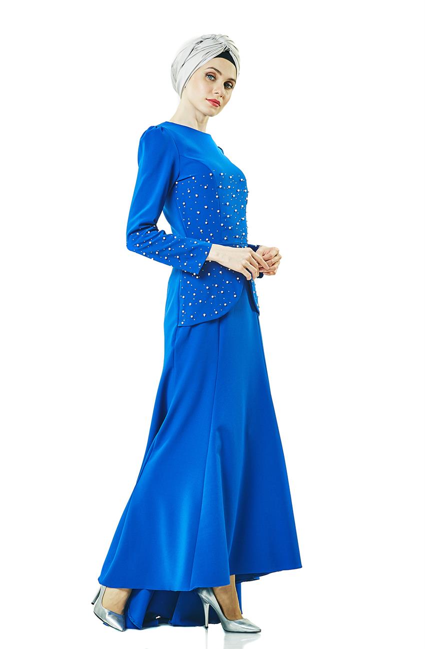 فستان سهرة فستان-أزرق غامق ar-3009-47