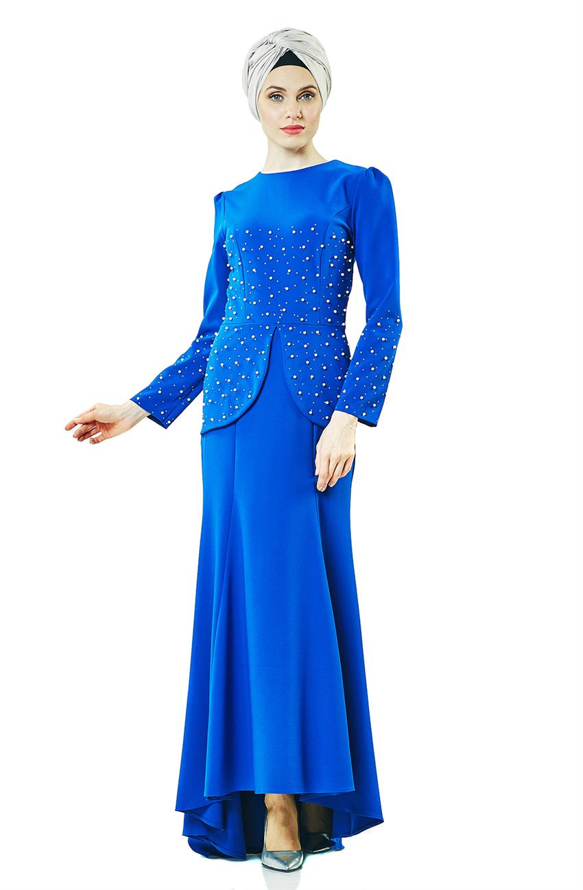 فستان سهرة فستان-أزرق غامق ar-3009-47