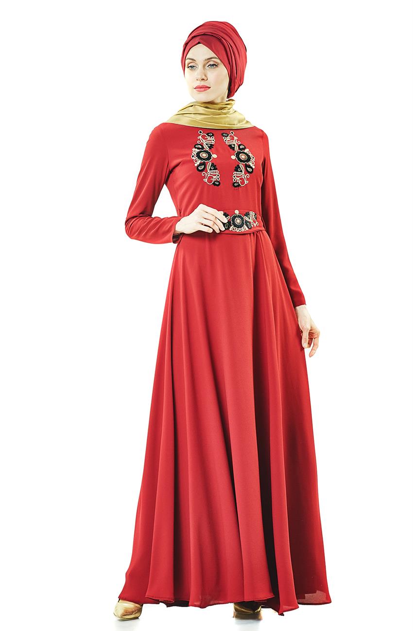 فستان سهرة فستان-أحمر ar-2627-34