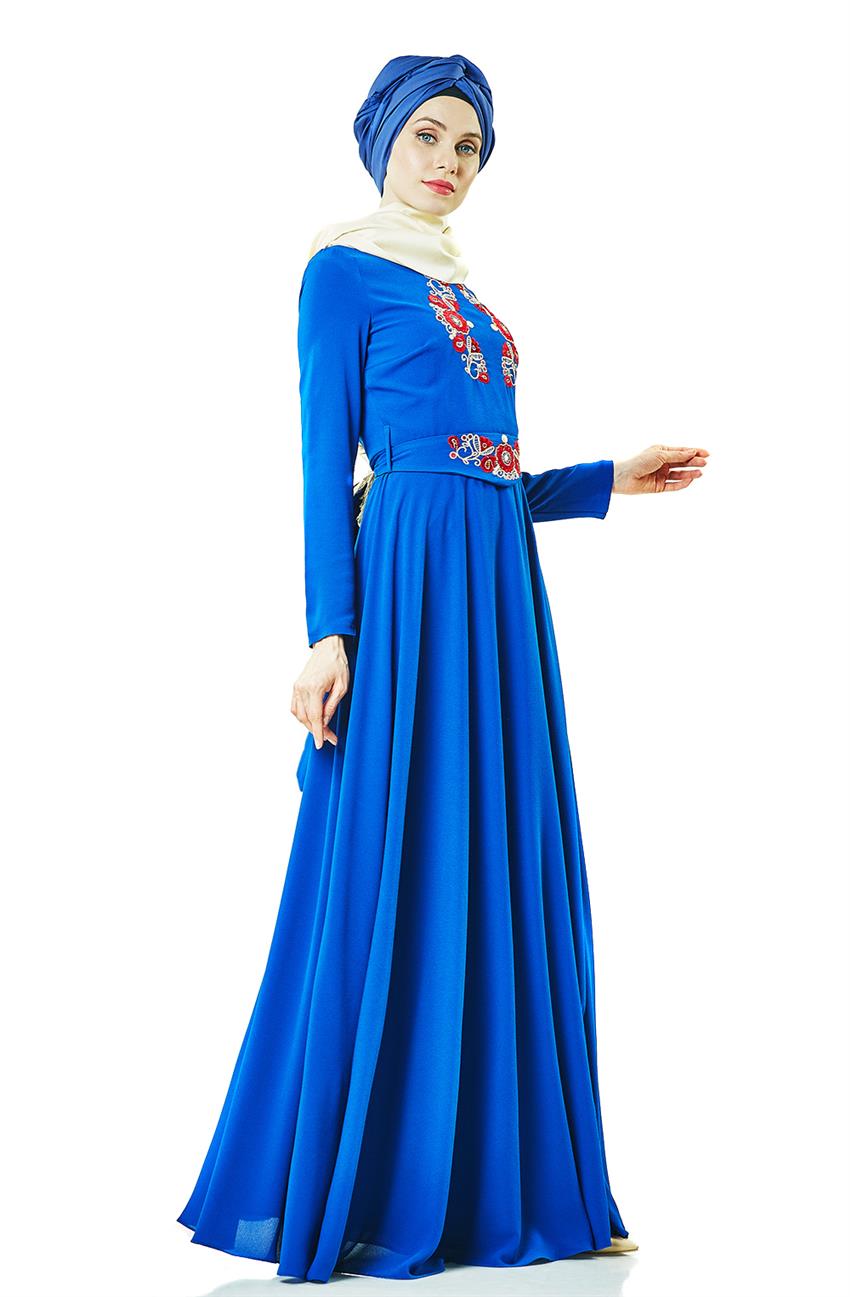 فستان سهرة فستان-أزرق غامق ar-2627-47