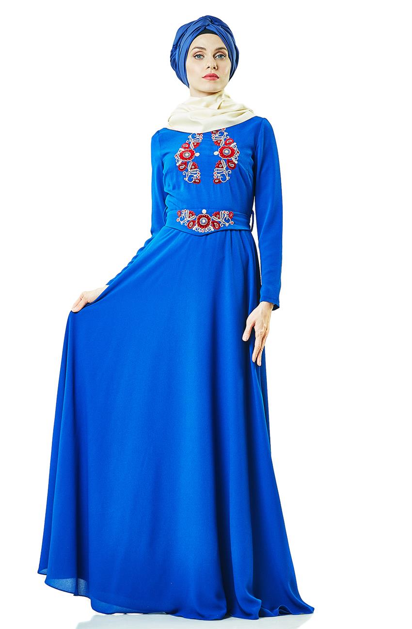 فستان سهرة فستان-أزرق غامق ar-2627-47