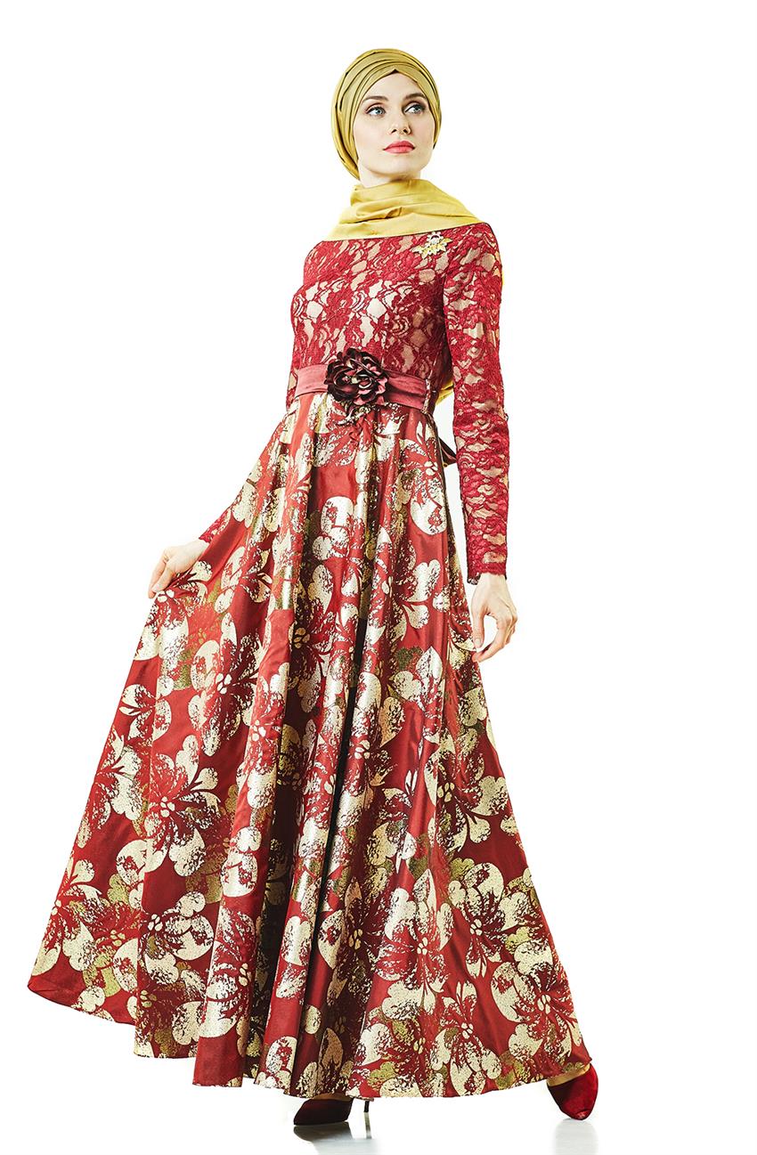 فستان سهرة فستان-أحمر ar-2698-34
