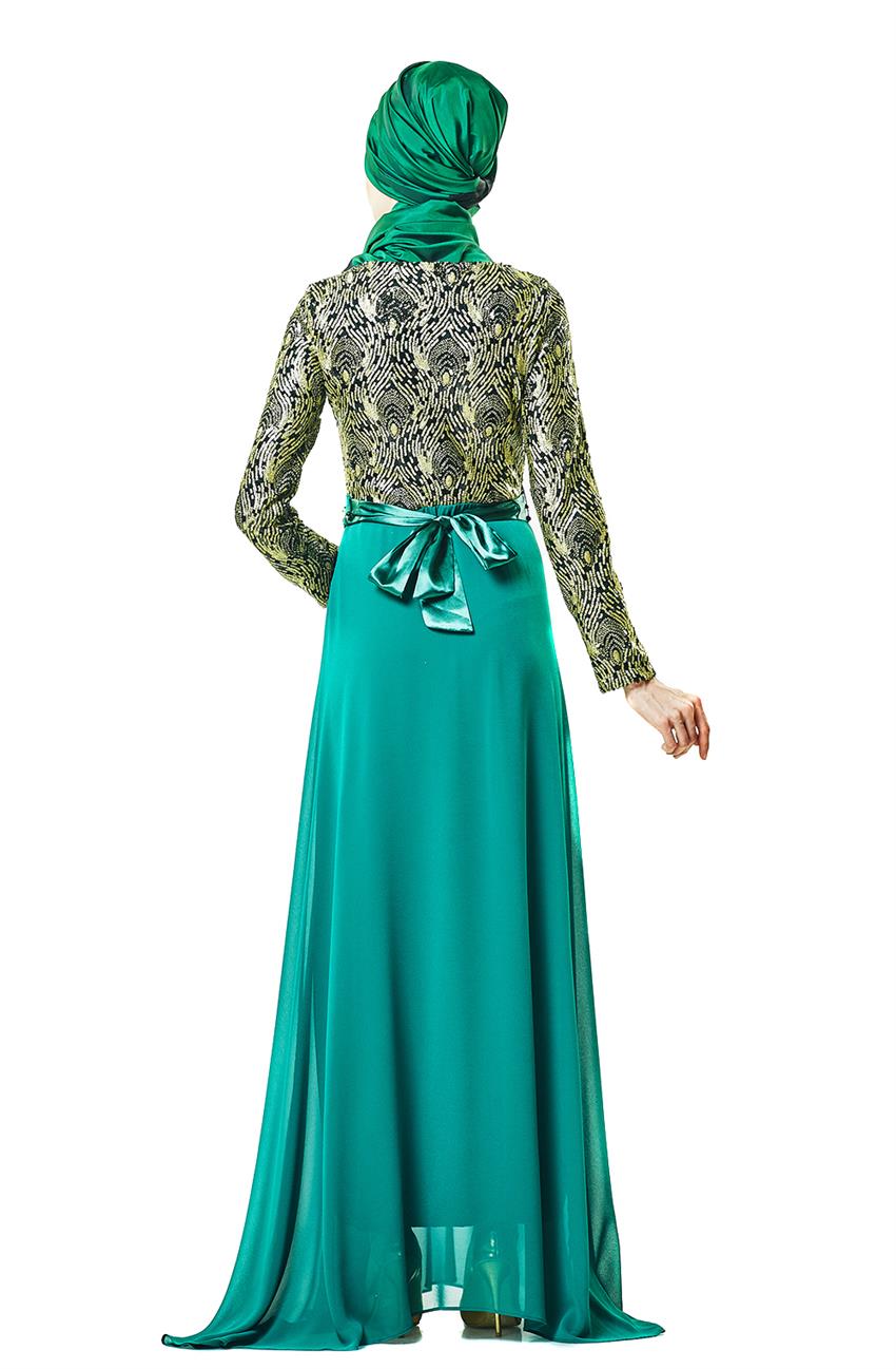 فستان سهرة فستان-أخضر ar-3228-21