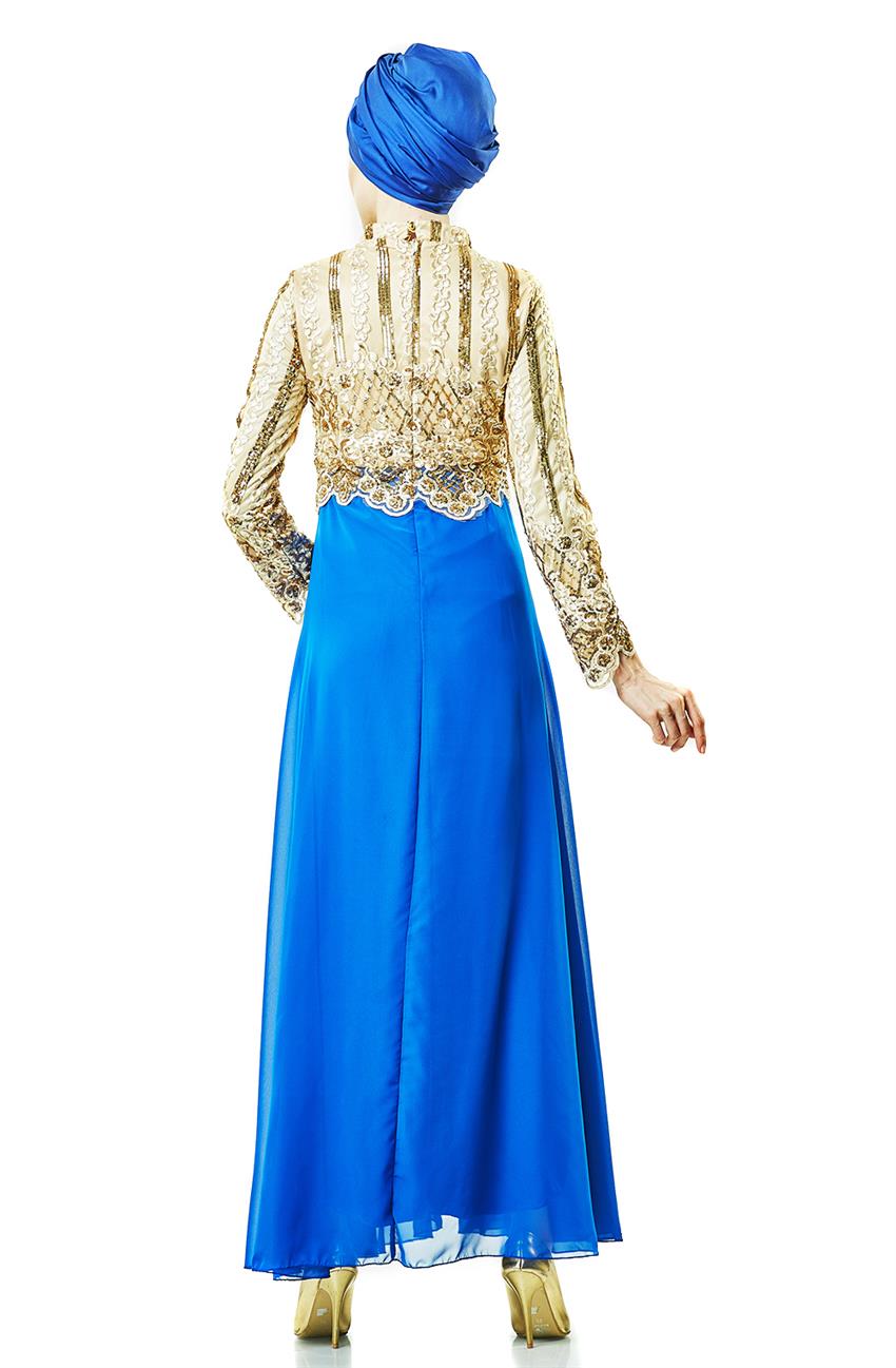 فستان سهرة فستان-أزرق غامق ar-6279-47