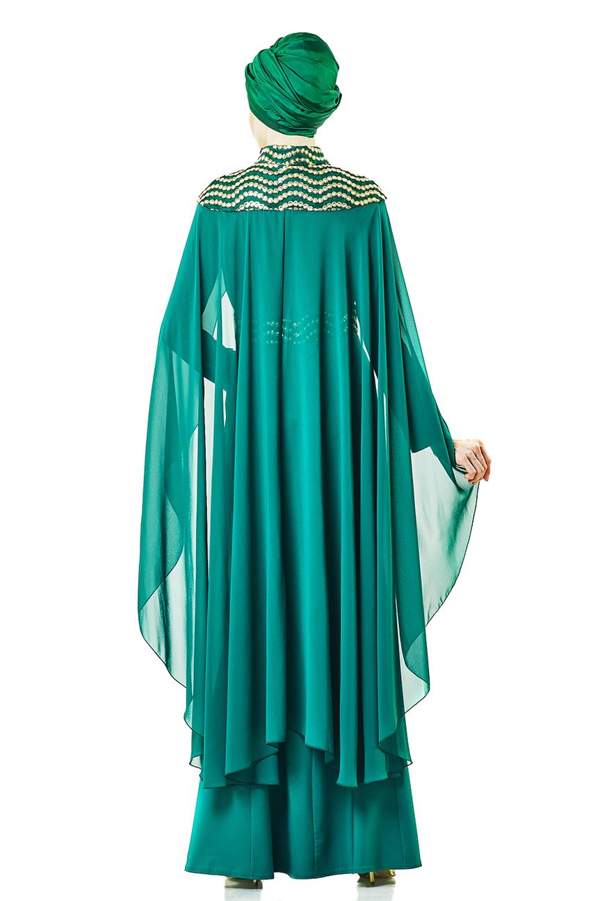 Evening Dress Dress-Green 6361-21