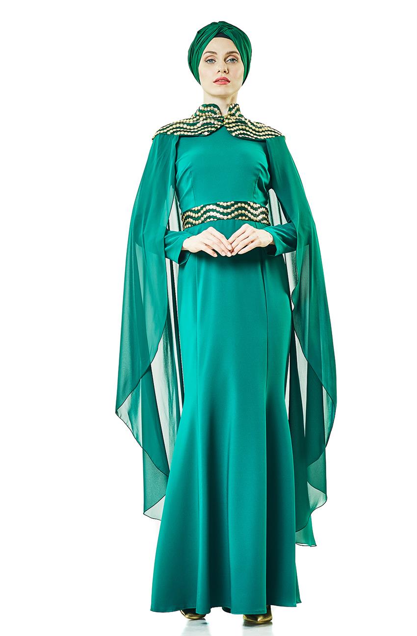 فستان سهرة فستان-أخضر ar-6361-21