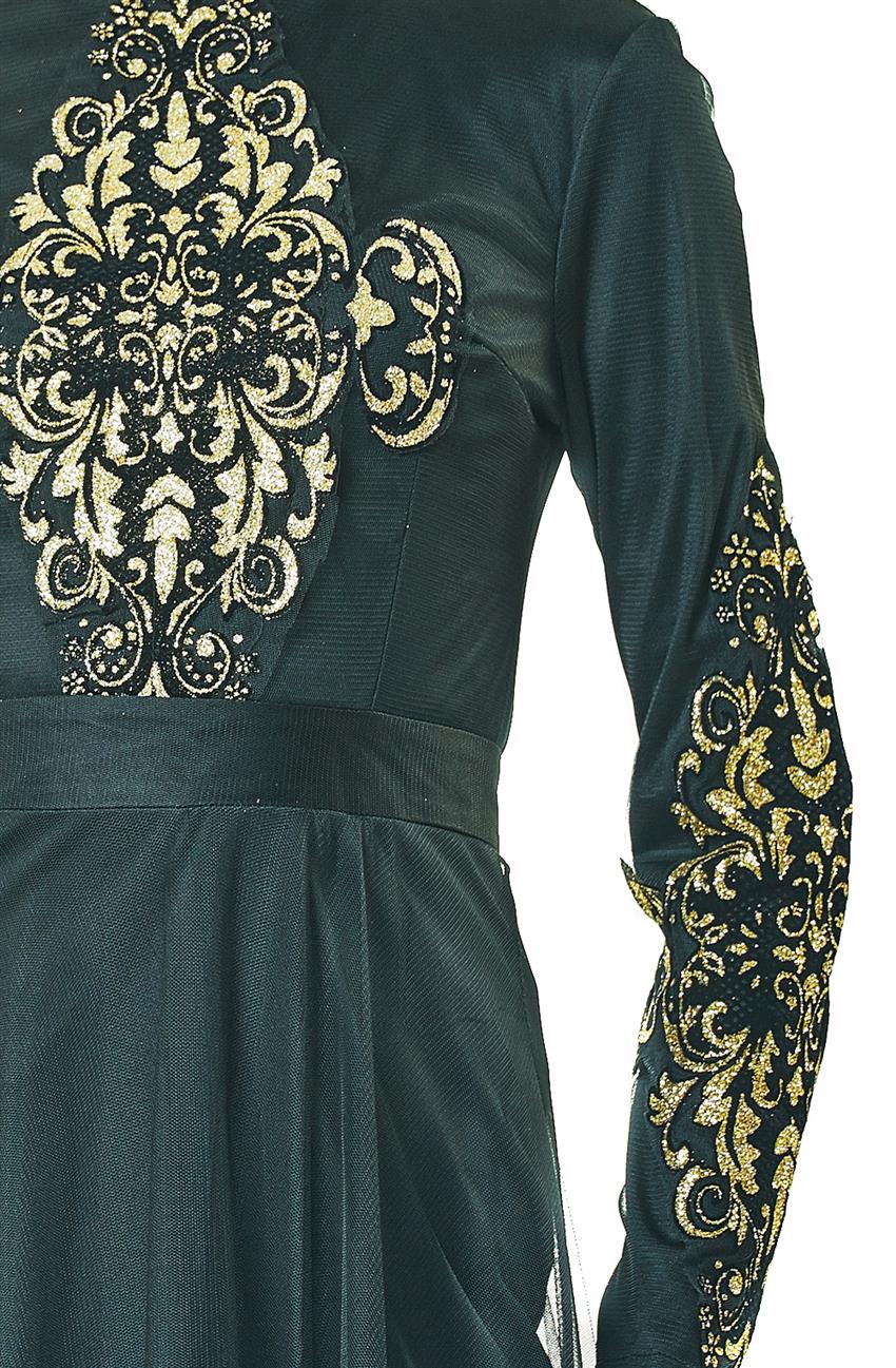 Evening Dress Dress-Black 6387-01