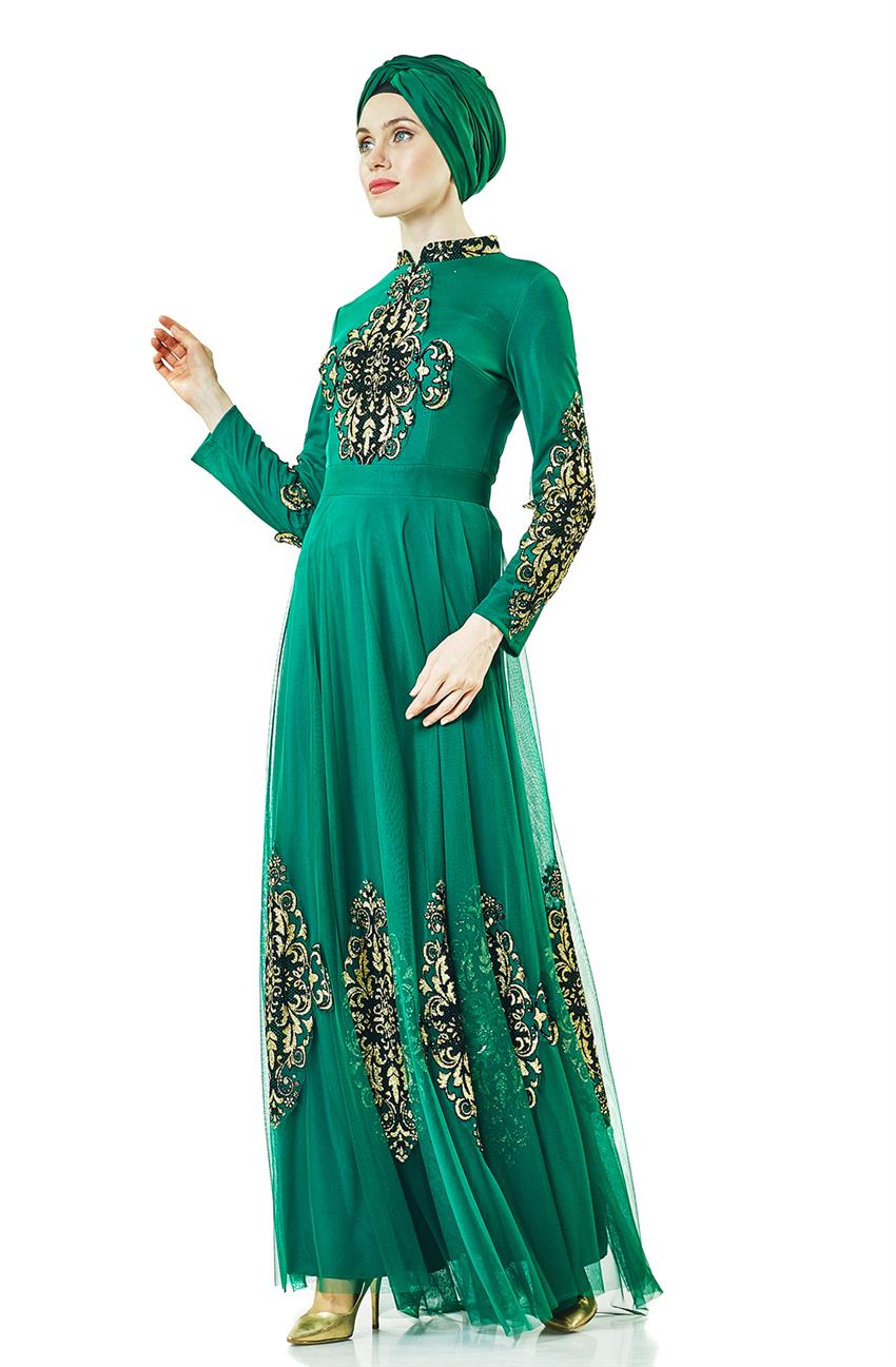 فستان سهرة فستان-أخضر ar-6387-21