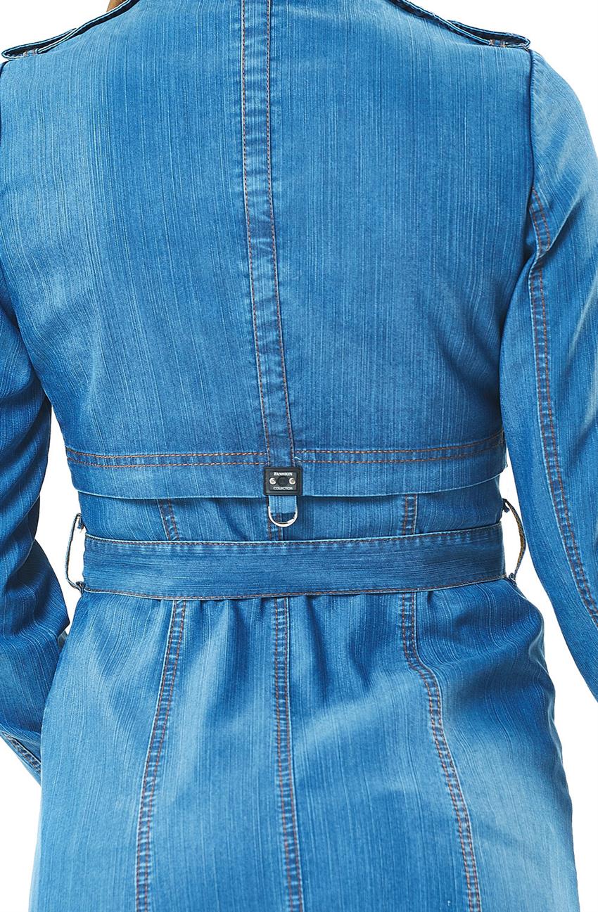 Jeans Topcoat-İndigo DO-B7-55016-39