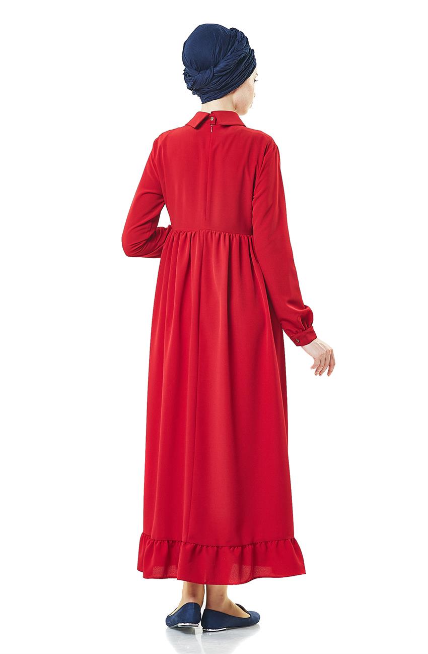 Kırmızı Elbise BL7263-34