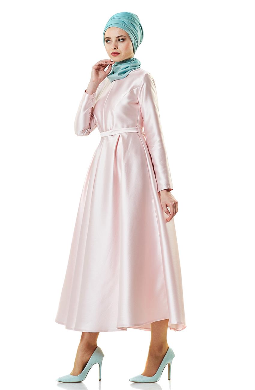 فستان سهرة فستان-لون البودرة BL7279-41