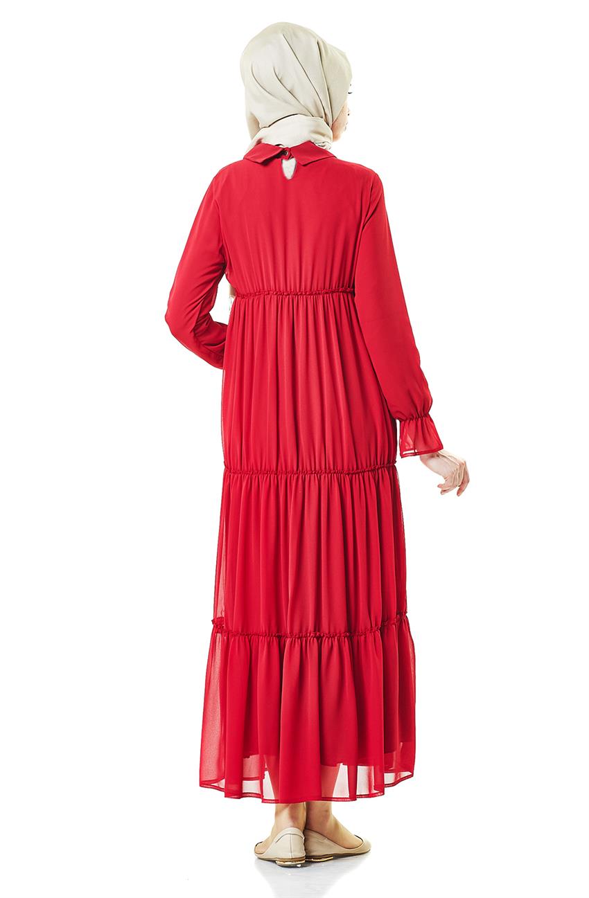 Kırmızı Elbise BL7291-34