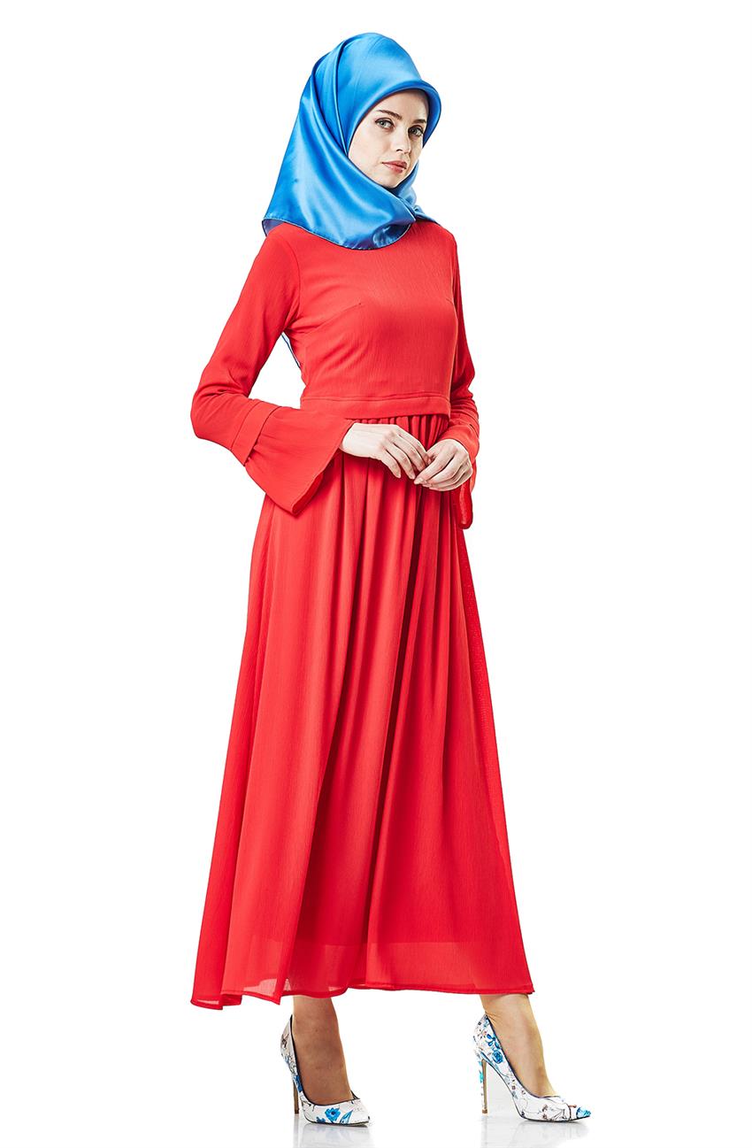Kırmızı Elbise BL7297-34