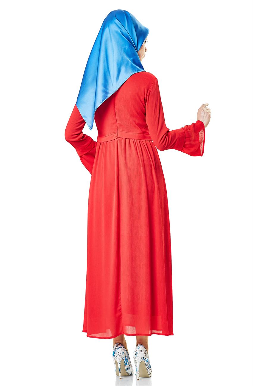 Kırmızı Elbise BL7297-34