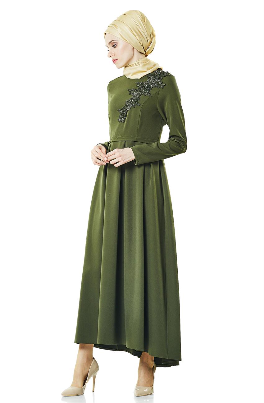Evening Dress Dress-Green 1724-21