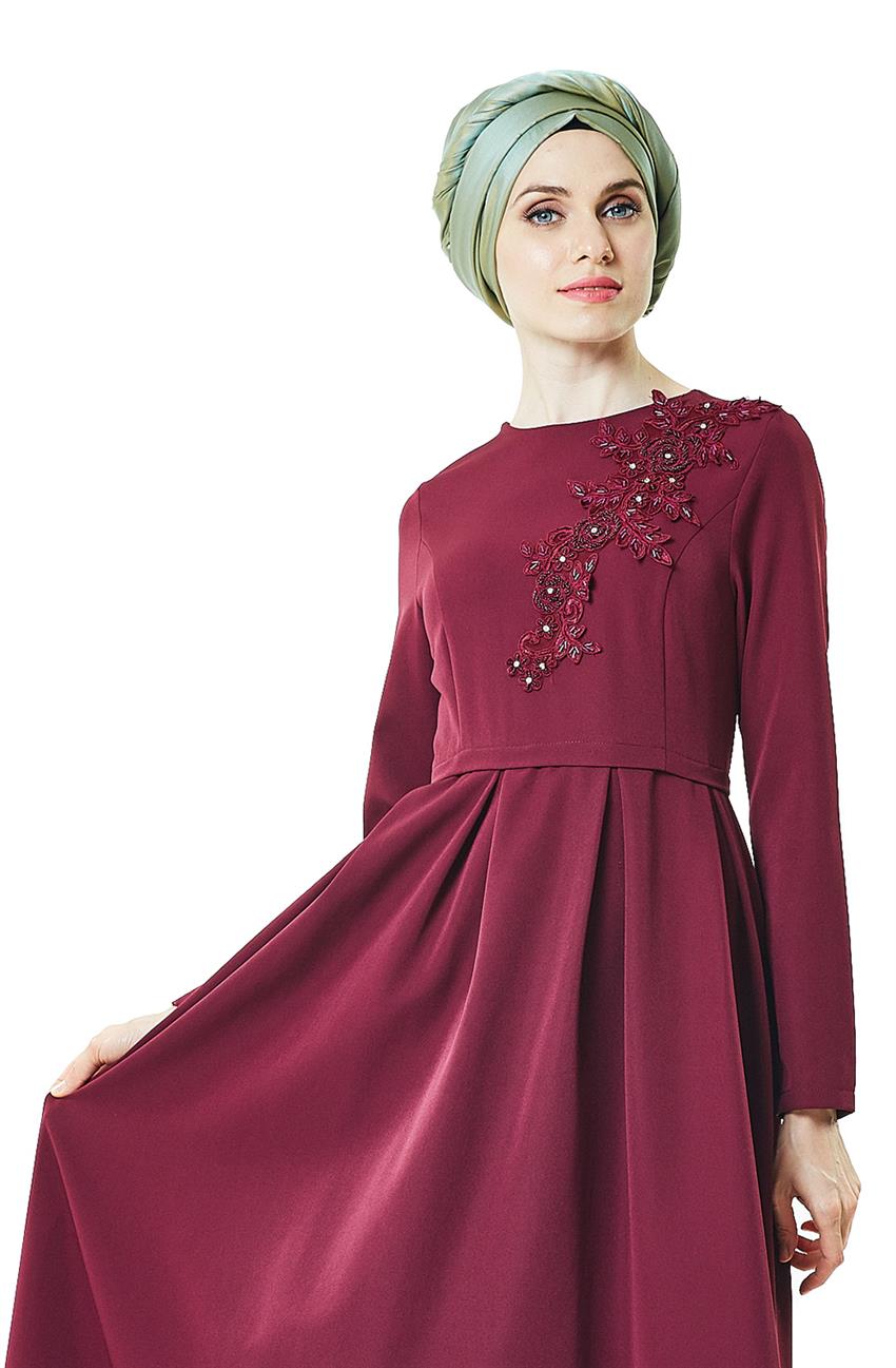 Evening Dress Dress-Plum 1724-51