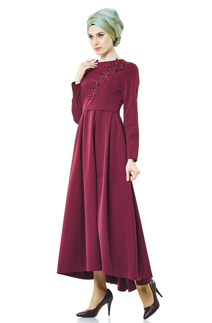 Evening Dress Dress-Plum 1724-51