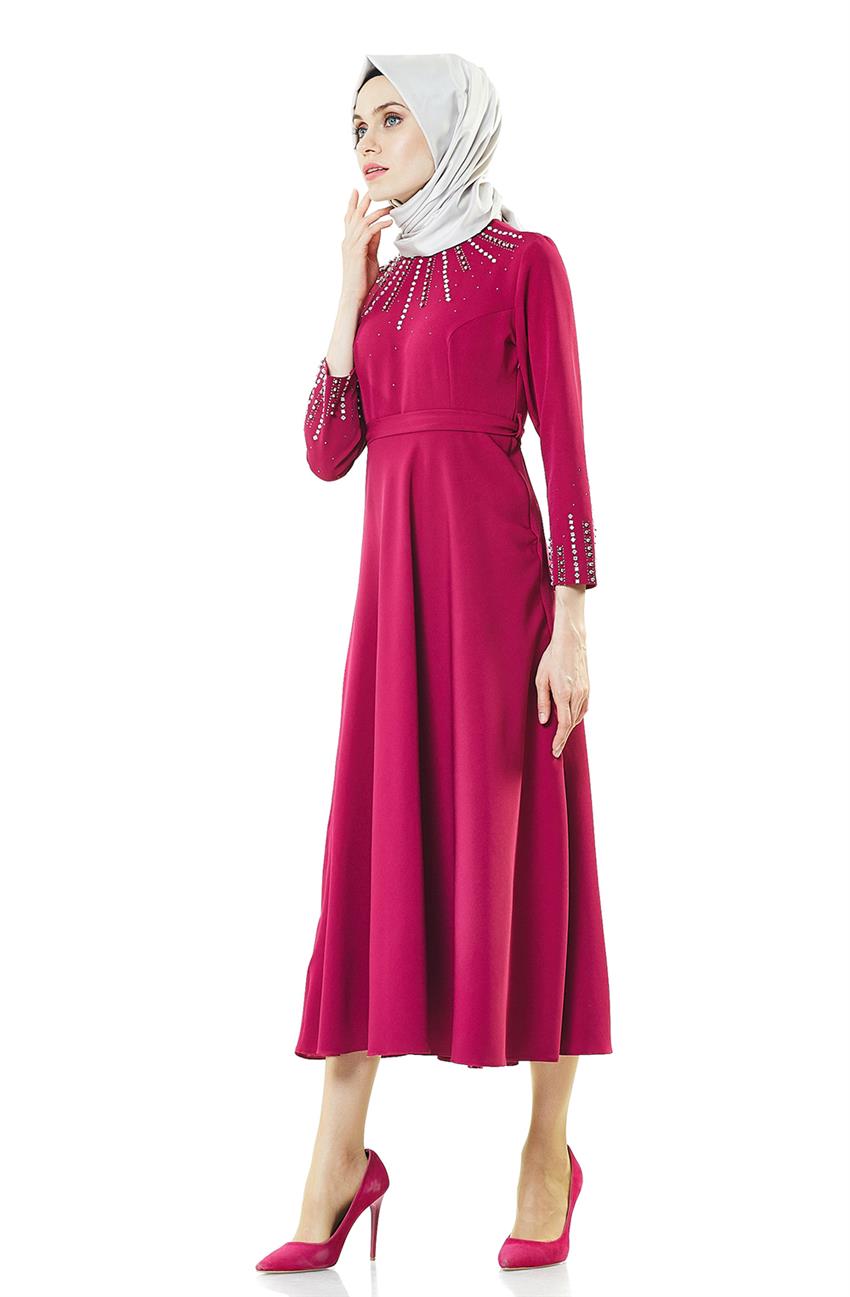 Evening Dress Dress-Fuchsia 1769-43
