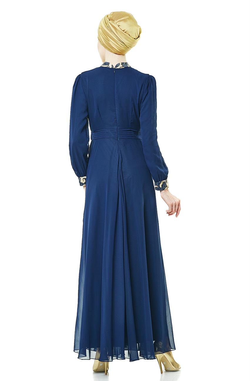Evening Dress Dress-Navy Blue ARM7014-17
