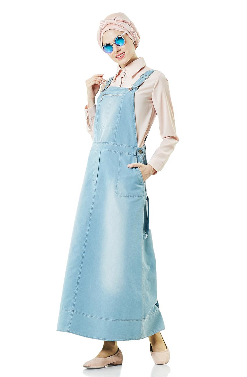 Tuğba Venn Jeans Dress-Açik Blue F7366-16