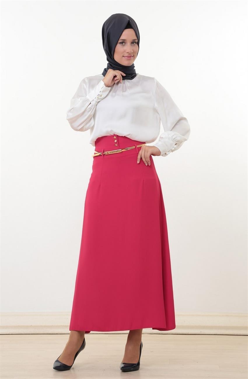 Skirt-Fuchsia 117-43