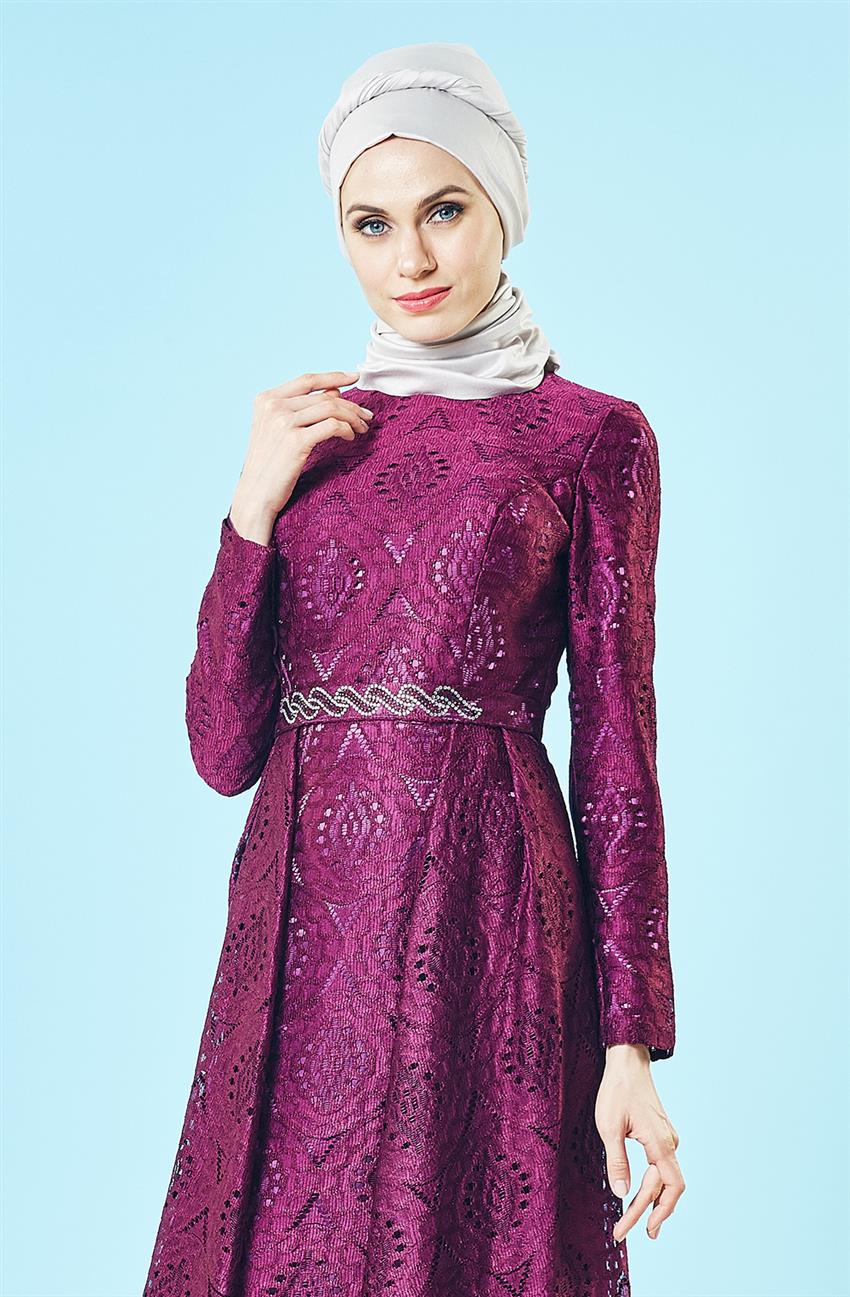 فستان سهرة فستان-أرجواني DS1001-45
