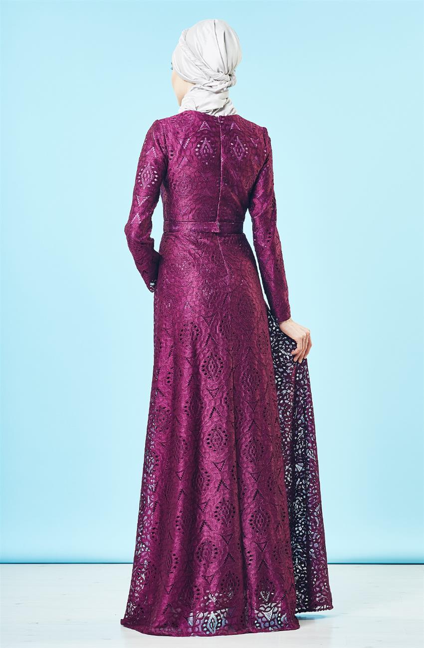 فستان سهرة فستان-أرجواني DS1001-45