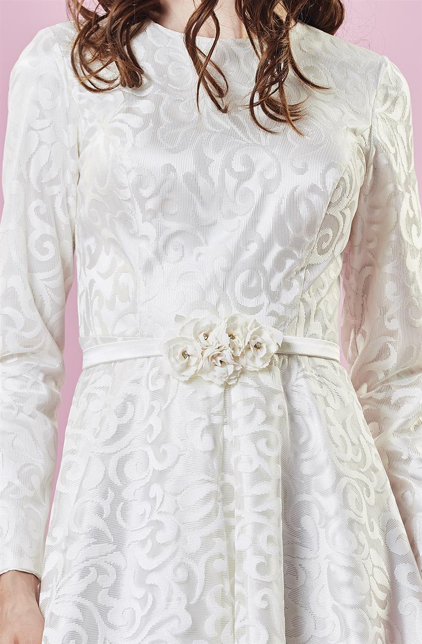 Evening Dress Dress-White DS1008-02