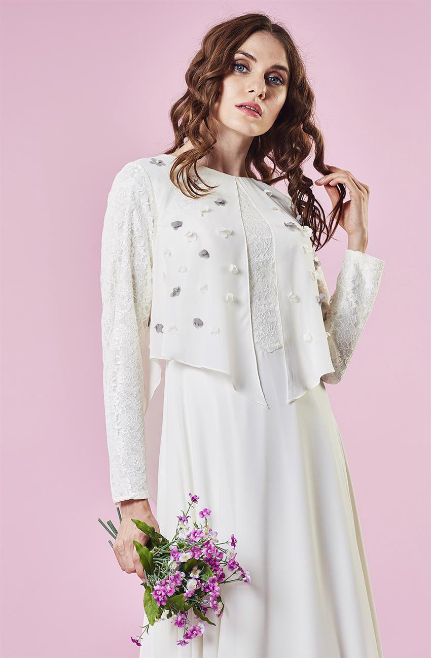 فستان سهرة فستان-أبيض DS1012-02
