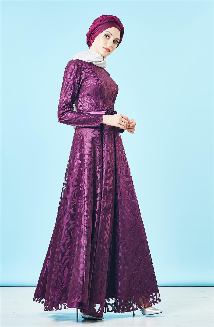 Evening Dress Dress-Purple DS1008-45
