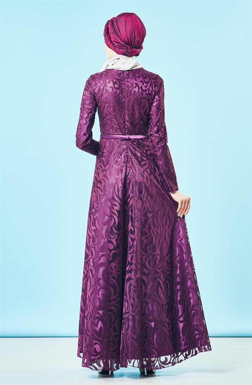 فستان سهرة فستان-أرجواني DS1008-45