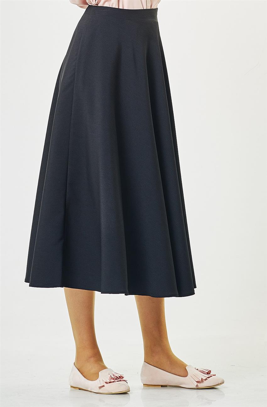 Skirt-Black Ms674-01