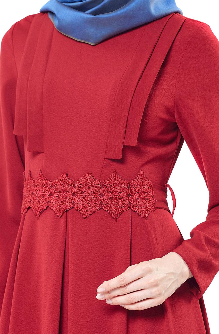 Evening Dress Dress-Red 1782-34