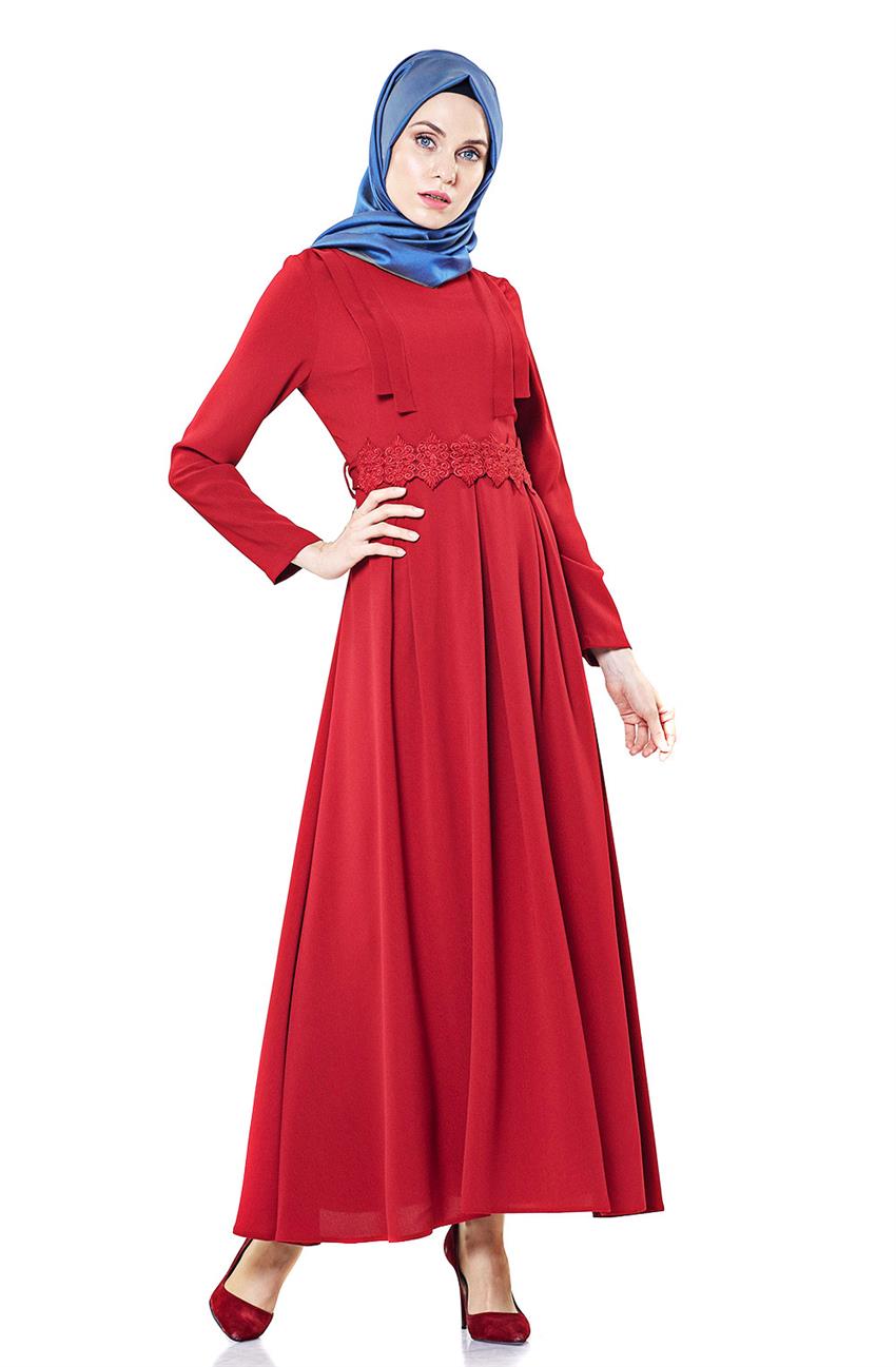 Abiye Kırmızı Elbise 1782-34