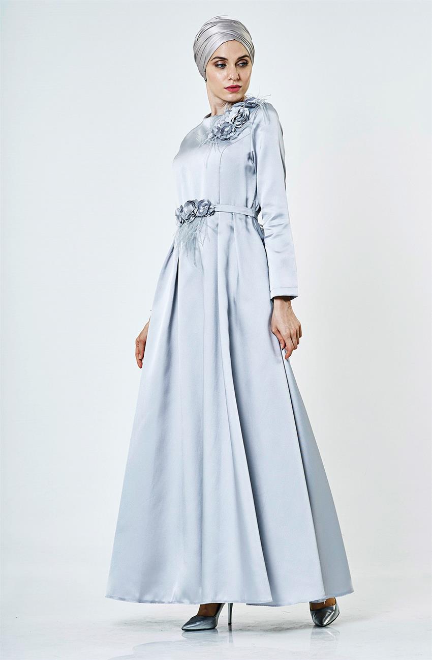 Evening Dress Dress-Gray 1864-04