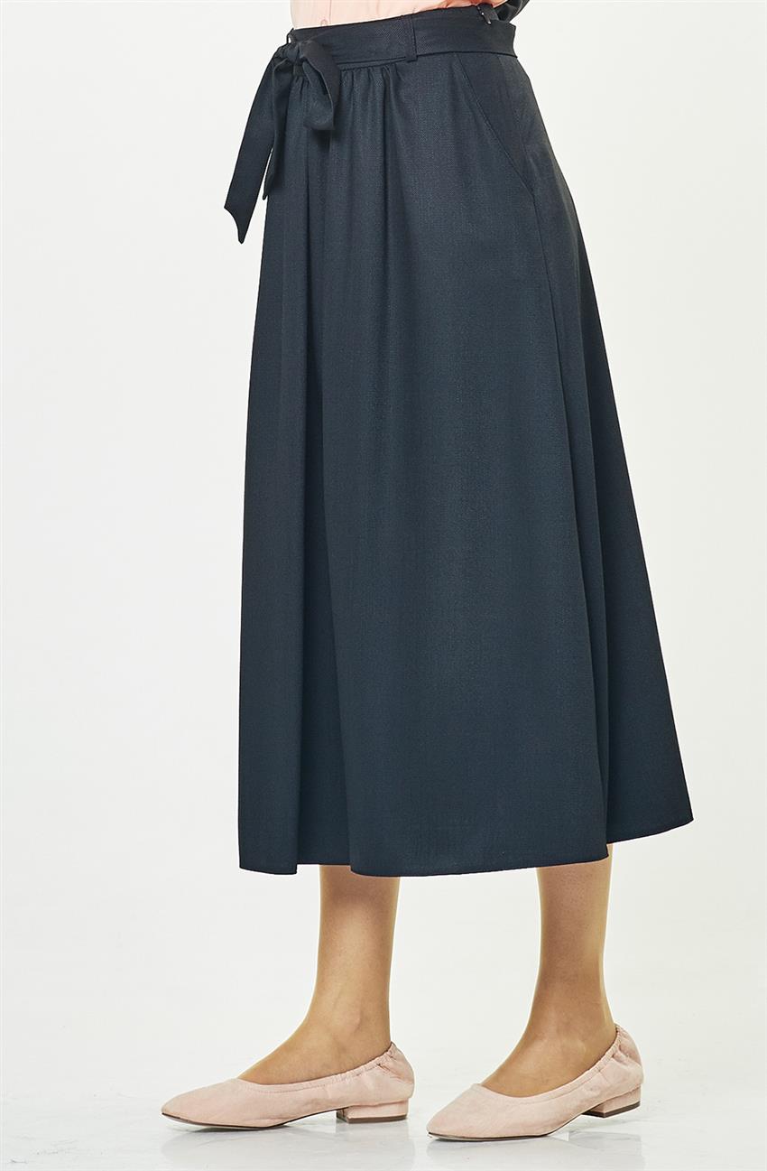 Skirt-Black Ms670-01