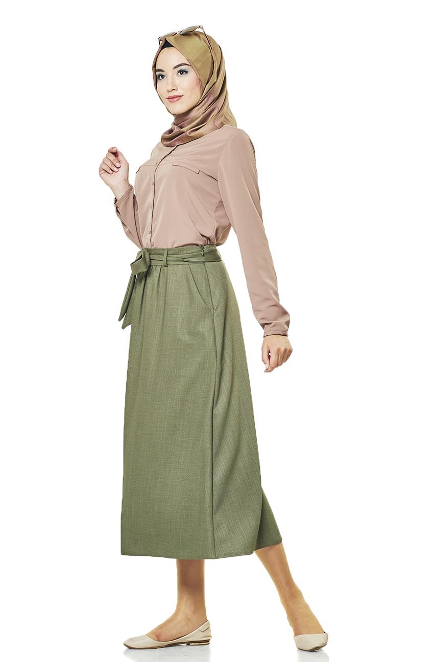 Skirt-Khaki Ms670-27