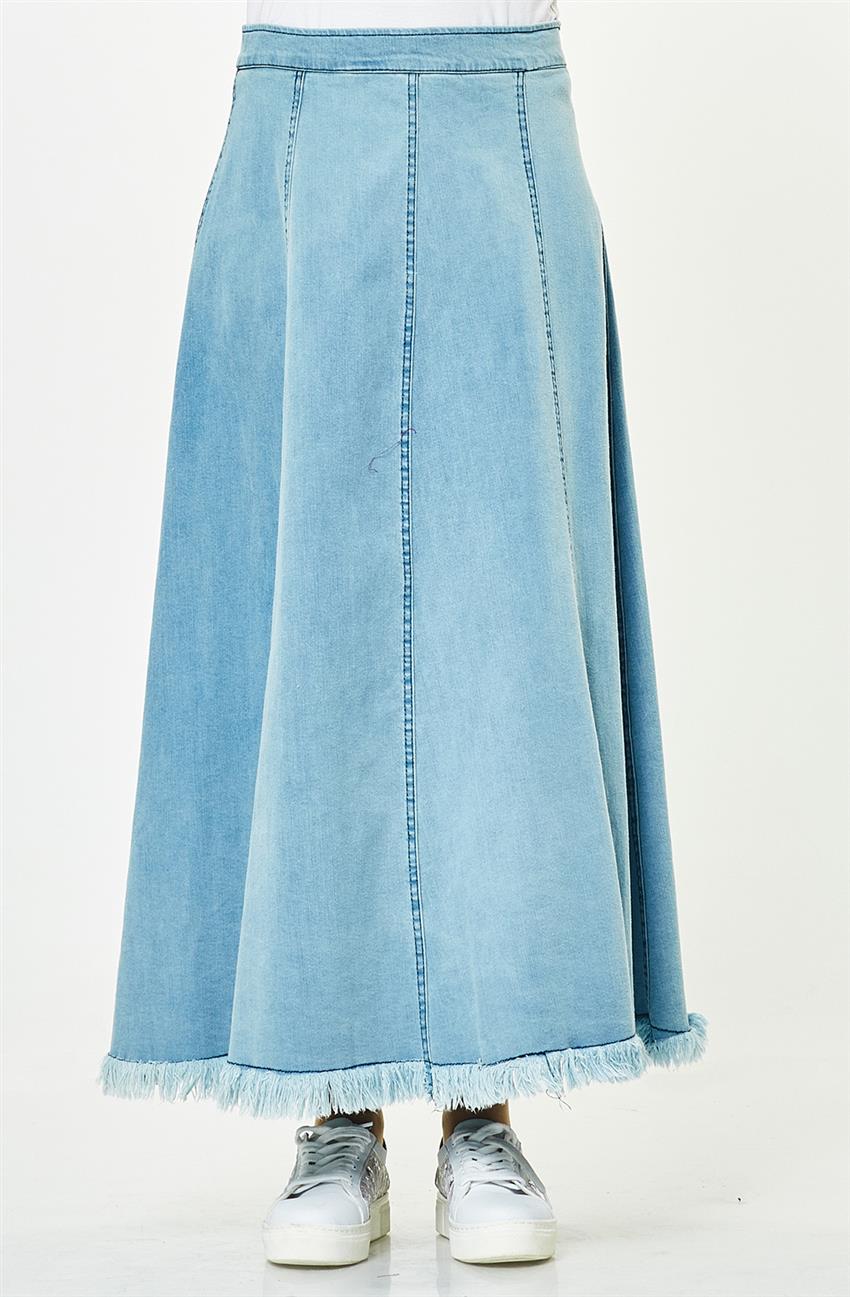 Jeans Skirt-Blue MS679-70