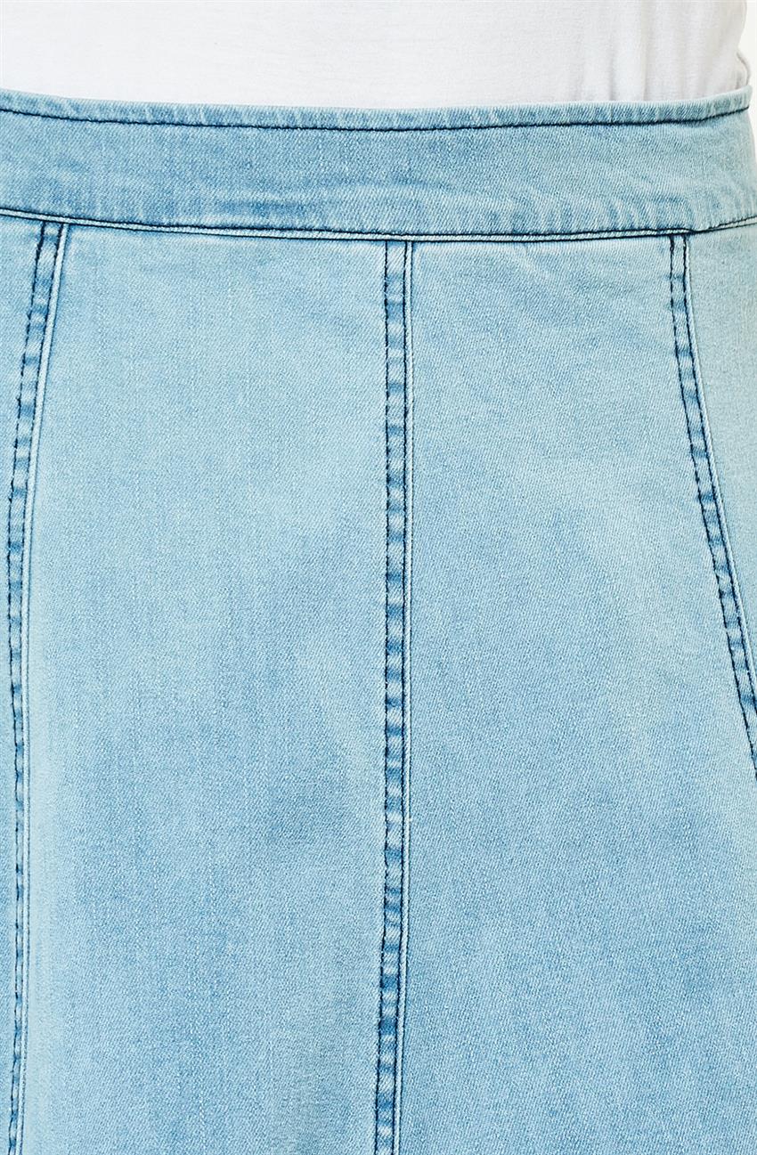 Jeans Skirt-Blue MS679-70