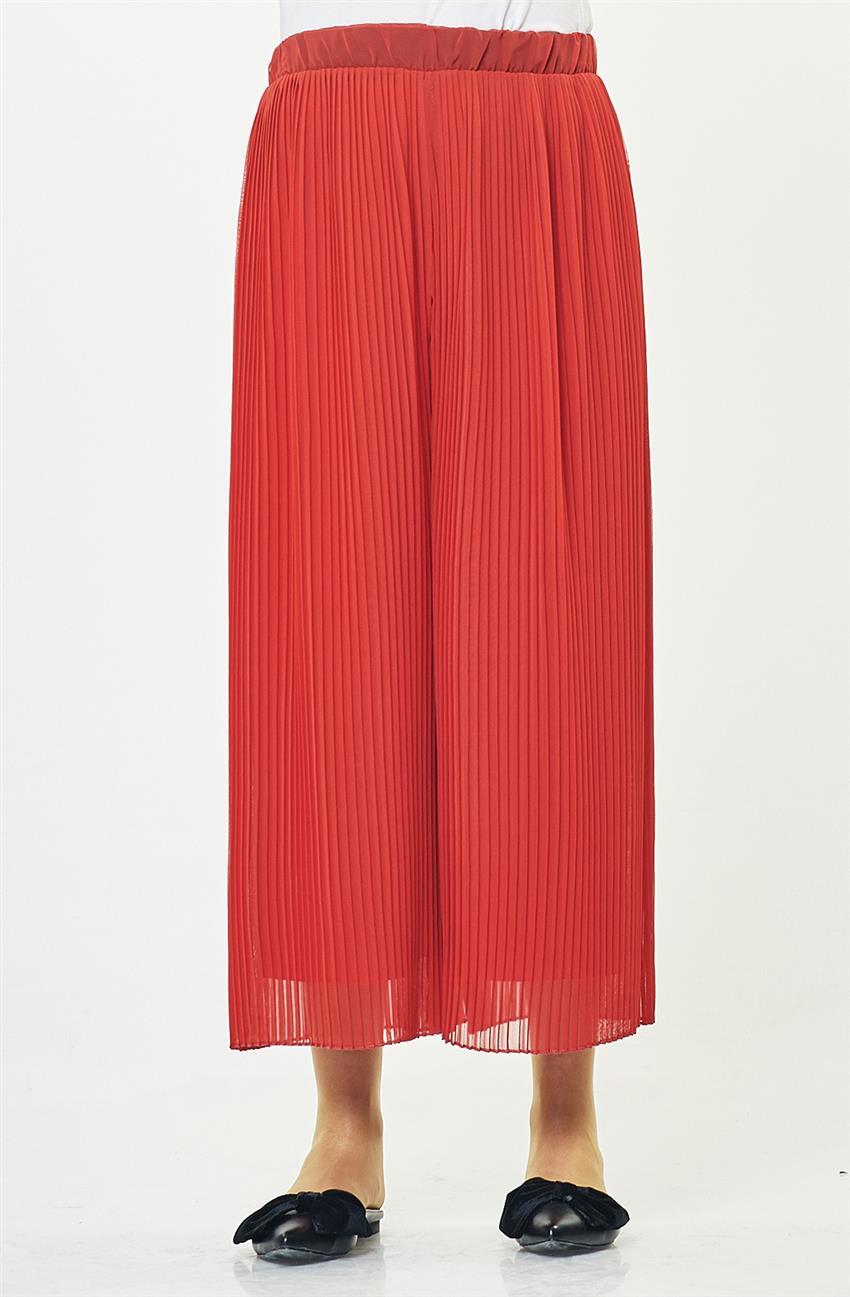 Pants Skirt-Red MS8001-34