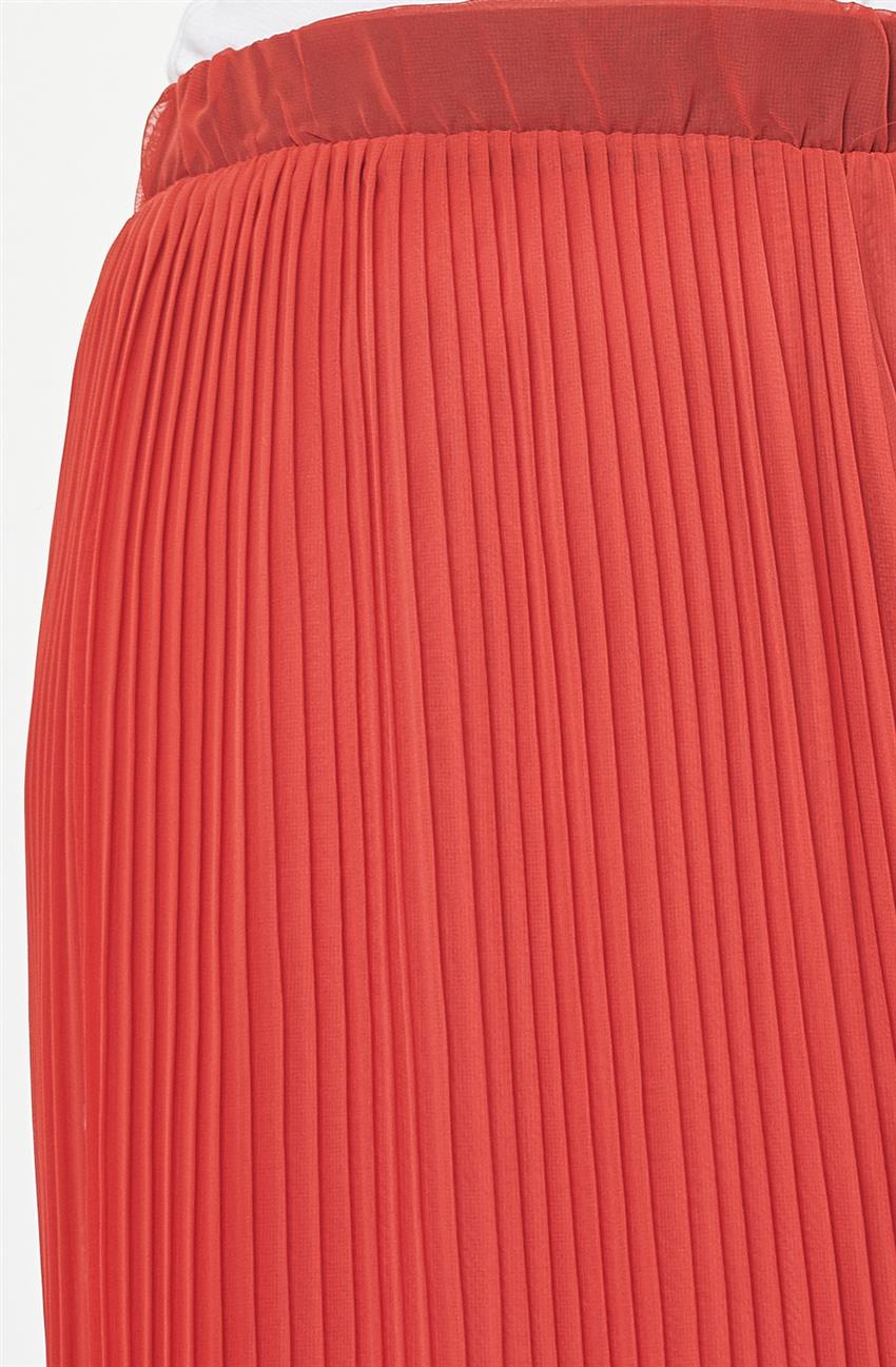 بنطلون تنورة-أحمر MS8001-34