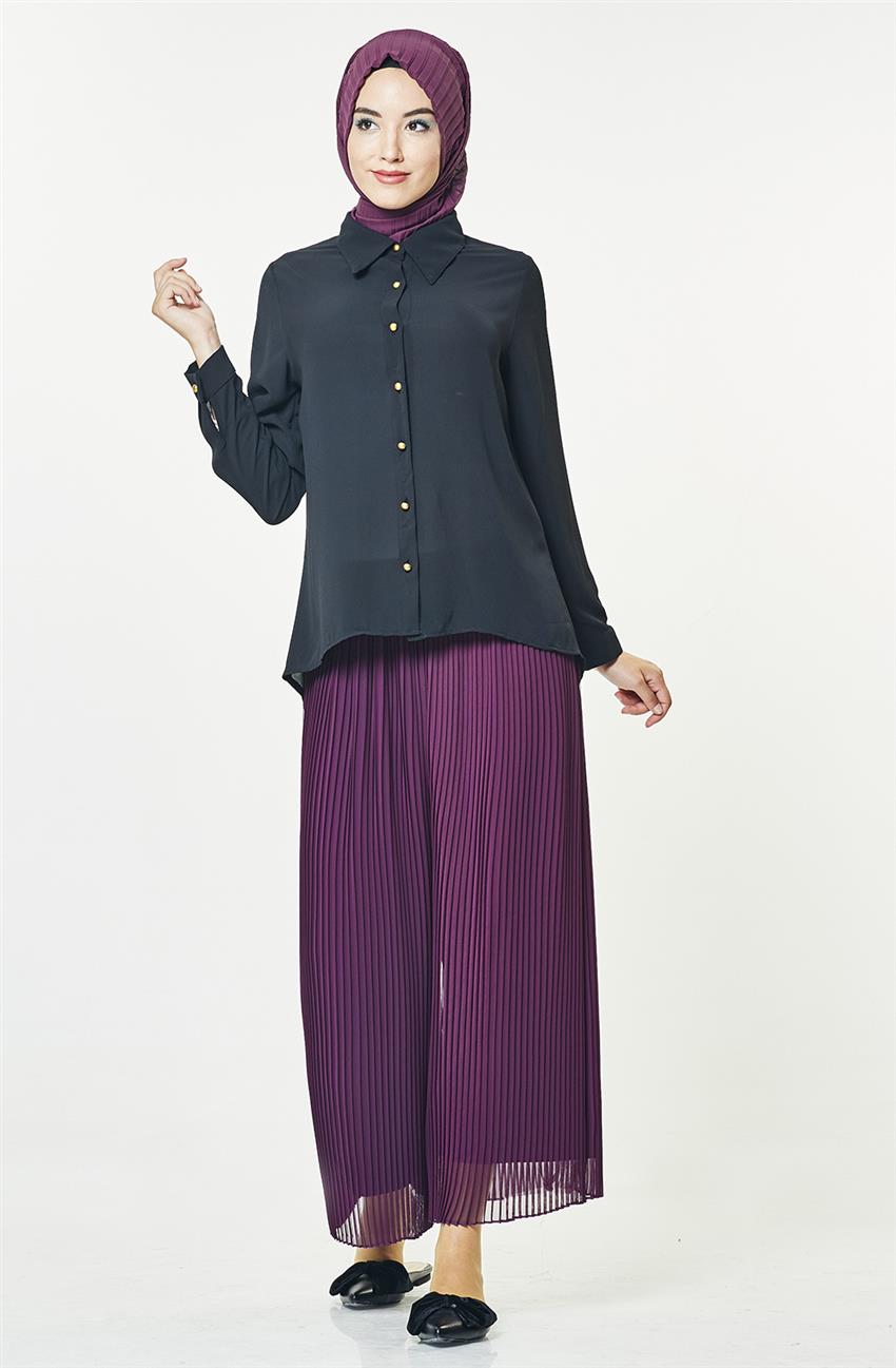 Pants Skirt-Purple MS8001-45