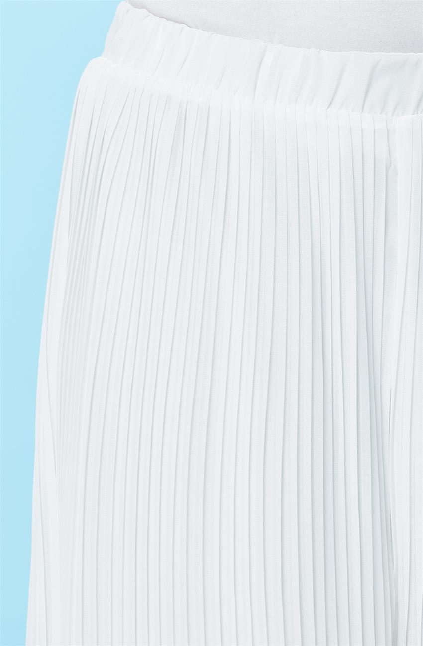 بنطلون تنورة-أبيض MS8001-52
