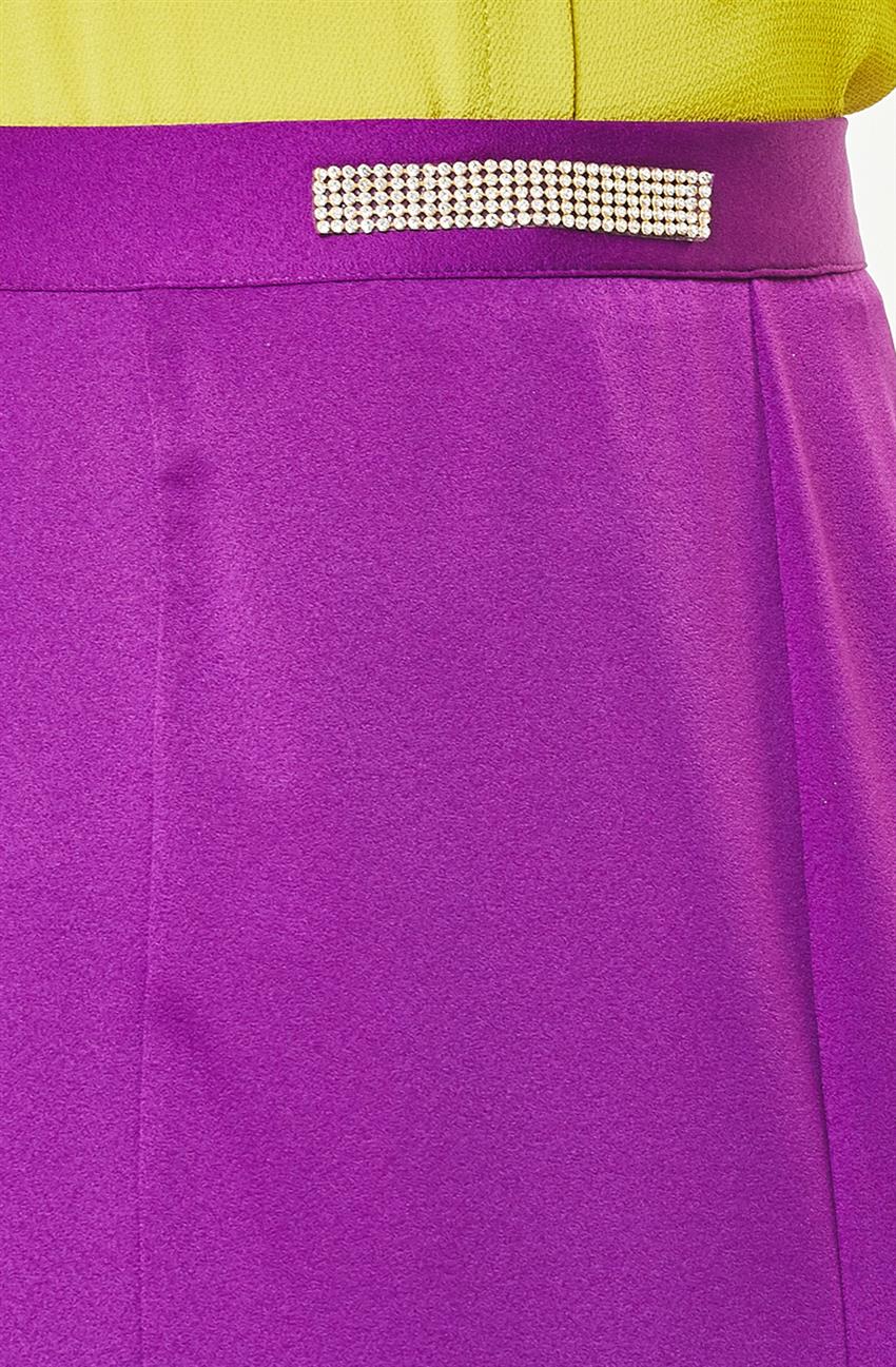 Skirt-Plum VZ1029-51