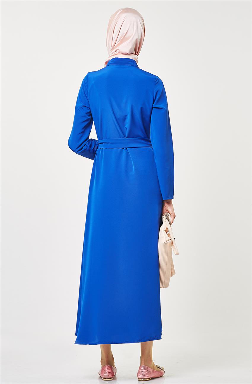 فستان-أزرق غامق VZ6140-47